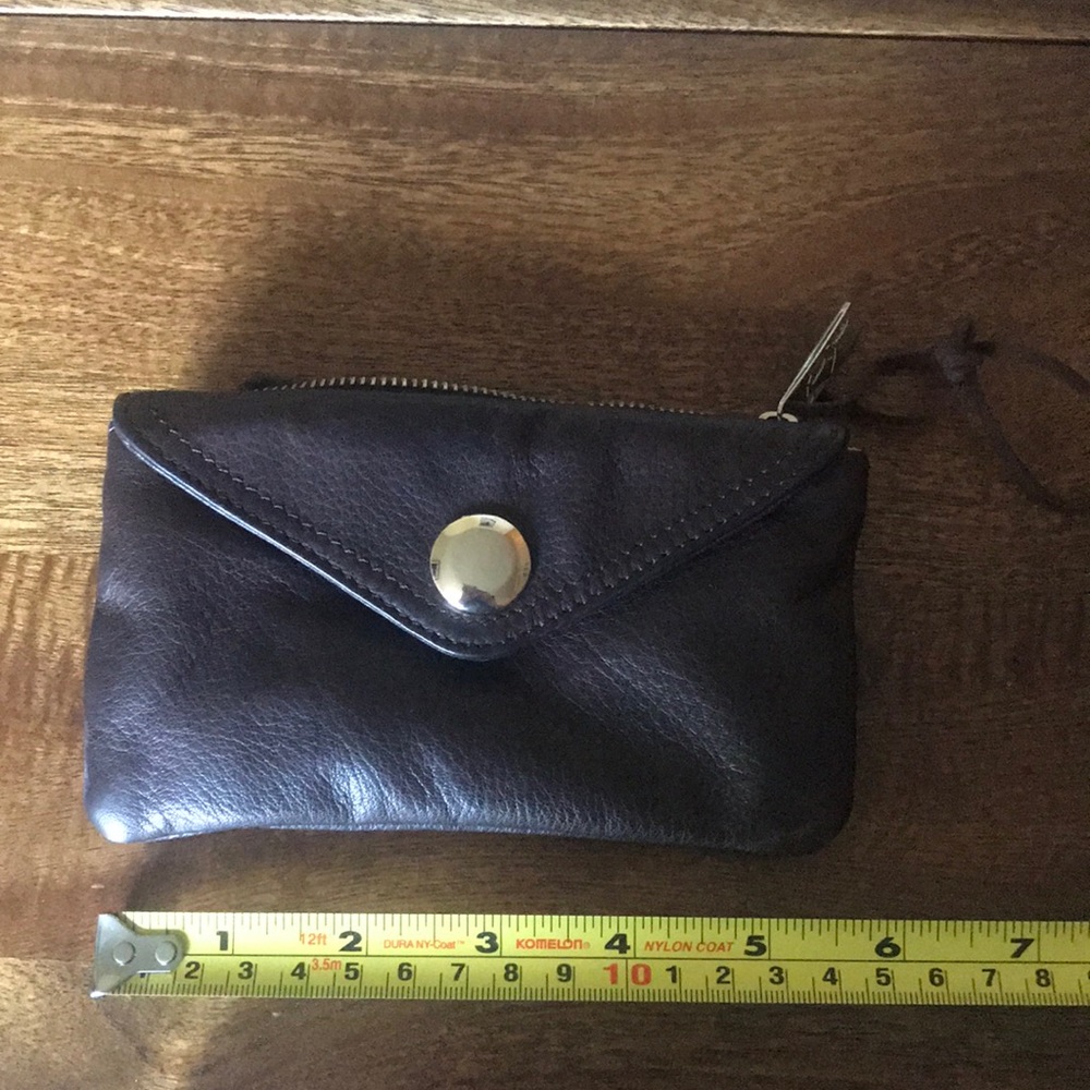 Brown leather wallet